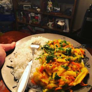 Spicy Vegan Mango and Tofu Stir-Fry_image