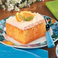 Orange Cream Cake image