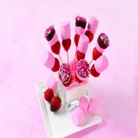 Chocolate-Dipped Marshmallow Skewers image