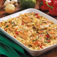 Chicken Rice Casserole with Veggies_image