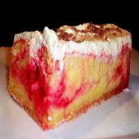 Raspberry Poke Cake image