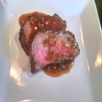 Herb Crusted Beef Tenderloin with Rosemary Au Jus image