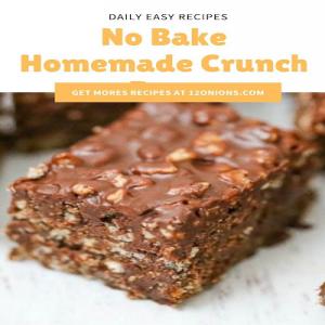 No Bake Homemade Crunch Bars_image