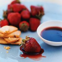 Strawberries with Port-Wine Dip image