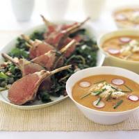 Chilled Indian-Spiced Tomato Soup with Crabmeat_image