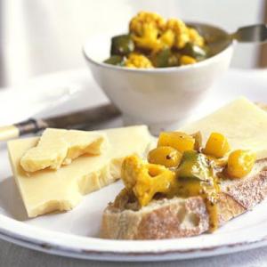 Autumn piccalilli with pear_image