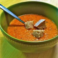 Turkish Red Lentil Soup with Mint_image