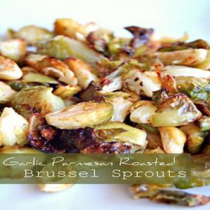 Garlic Parmesan Roasted Brussel Sprouts Recipe - (4.6/5) image