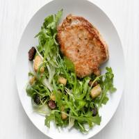 Parmesan Pork Chops with Arugula-Fig Salad image