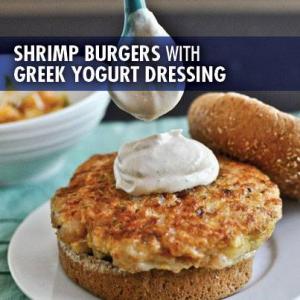 Shrimp Burgers with Greek Yogurt Dressing Recipe - (4.1/5)_image
