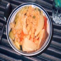 Israeli Simmered Vegetables over Spiced Couscous image