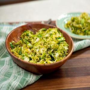 Shredded Brussels Sprouts with Lemon and Poppy Seeds image