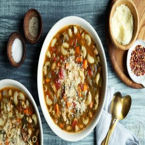 Hearty Tuscan White Bean Soup image