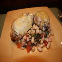 Tuscan Chicken With Spinach and Beans image