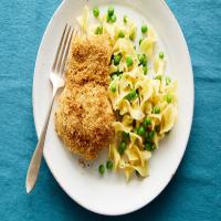 Shake and Bake Chicken Thighs With Parmesan Peas image