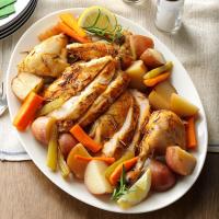 Slow-Roasted Chicken with Vegetables image