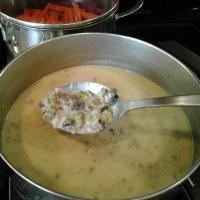 Dilled Leek and Mushroom Soup image