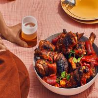 Cold Paprika-Grilled Chicken with Marinated Bell Peppers image