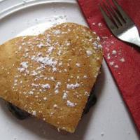 Heart-Shaped Pancakes with Chocolate_image