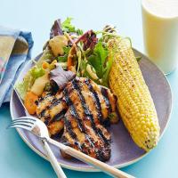 Sweet and Spicy BBQ Chicken with Corn Salad_image