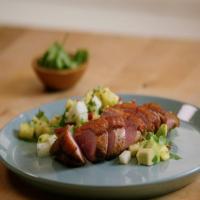 Duck Breast with Pineapple Salsa_image