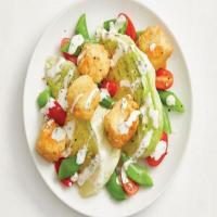 Fried Tofu Salad with Buttermilk Dressing image