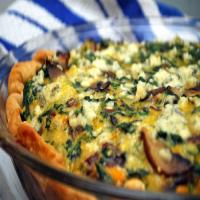 Three Cheese-Vegetable Quiche image