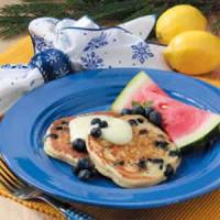 Lemon Blueberry Pancakes image