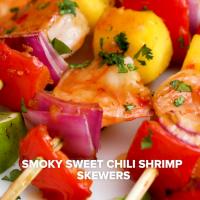 Smoky Sweet Chili Shrimp Skewers Recipe by Tasty image