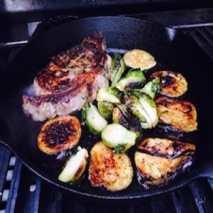 One-Pan Grilled Steak and Vegetables image