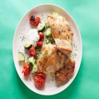 20-Minute Chicken Thighs and Couscous with Dill image