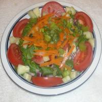 Ireland's Simple Green Salad for 2 With Light Lime Vinaigrette image