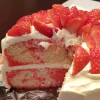Strawberry Marble Cake_image