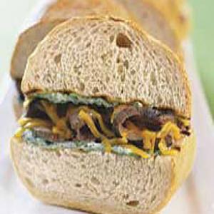 Chimichurri Steak and Cheese Sandwich image