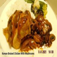 Korean Braised Chicken with Mushrooms image