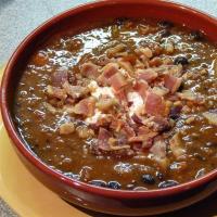 Black Bean Soup with Bacon_image