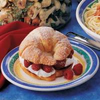 Raspberry Cream Croissants image