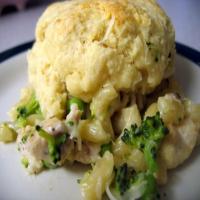 Healthy and Easy Chicken and Biscuits Casserole image