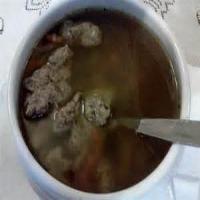 Amish Liver Dumpling Soup image
