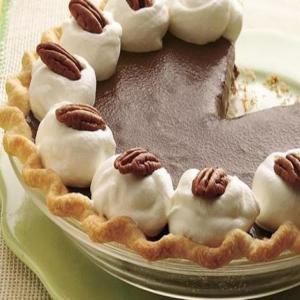 Chocolate-Nut Truffle Pie_image