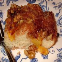 Fresh Peach and Nut Cake or Cobbler image