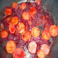 Sauteed Beets With Carrot Medallions_image