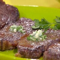 Strip Steaks with a Side of Blue Cheese Spaghetti_image