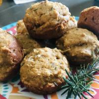 Healthy Roasted Cushaw Muffins with Rosemary Sea Salt image