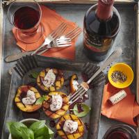 Grilled Nectarines with Goat Cheese_image
