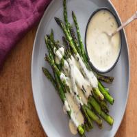 Charred Asparagus With Miso Béarnaise Sauce Recipe_image
