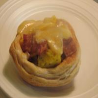 Bacon, Egg and Cheese Biscuit Bowls_image