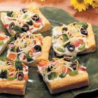 Quick Cold Vegetable Pizza image