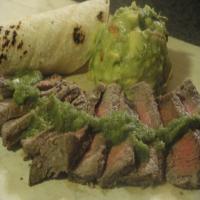 Brazilian Marinated Steaks With Chile Lime Sauce image