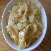 Cheesy Cabbage and Noodles. image